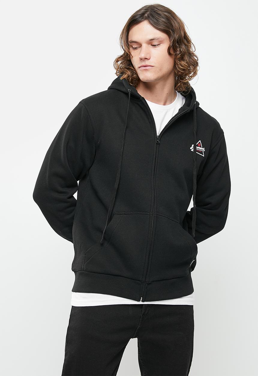 Element - Pyramid zip hood - black (blk)