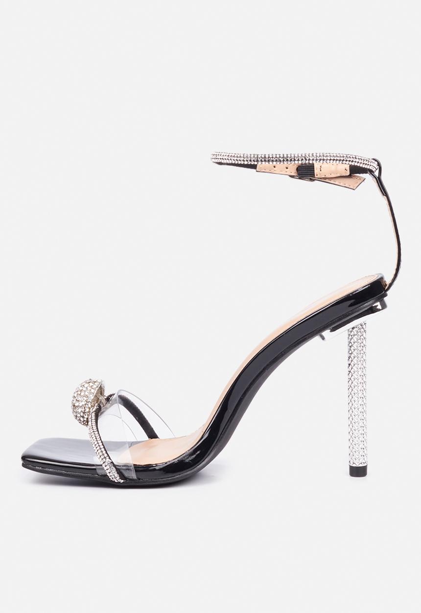 Miss Black - Samba2 ankle strap heel - black
