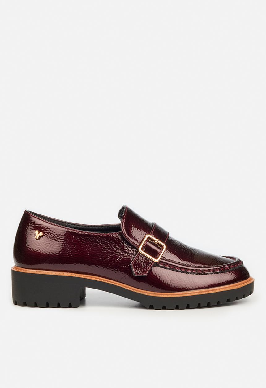 Butterfly Feet - Riya 1 monk strap shoe - wine
