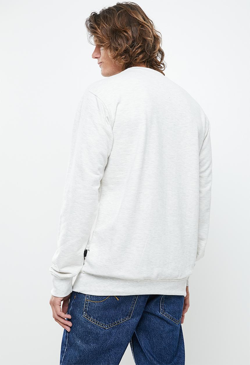 Quiksilver - Bayrise crew - antique white space-dye