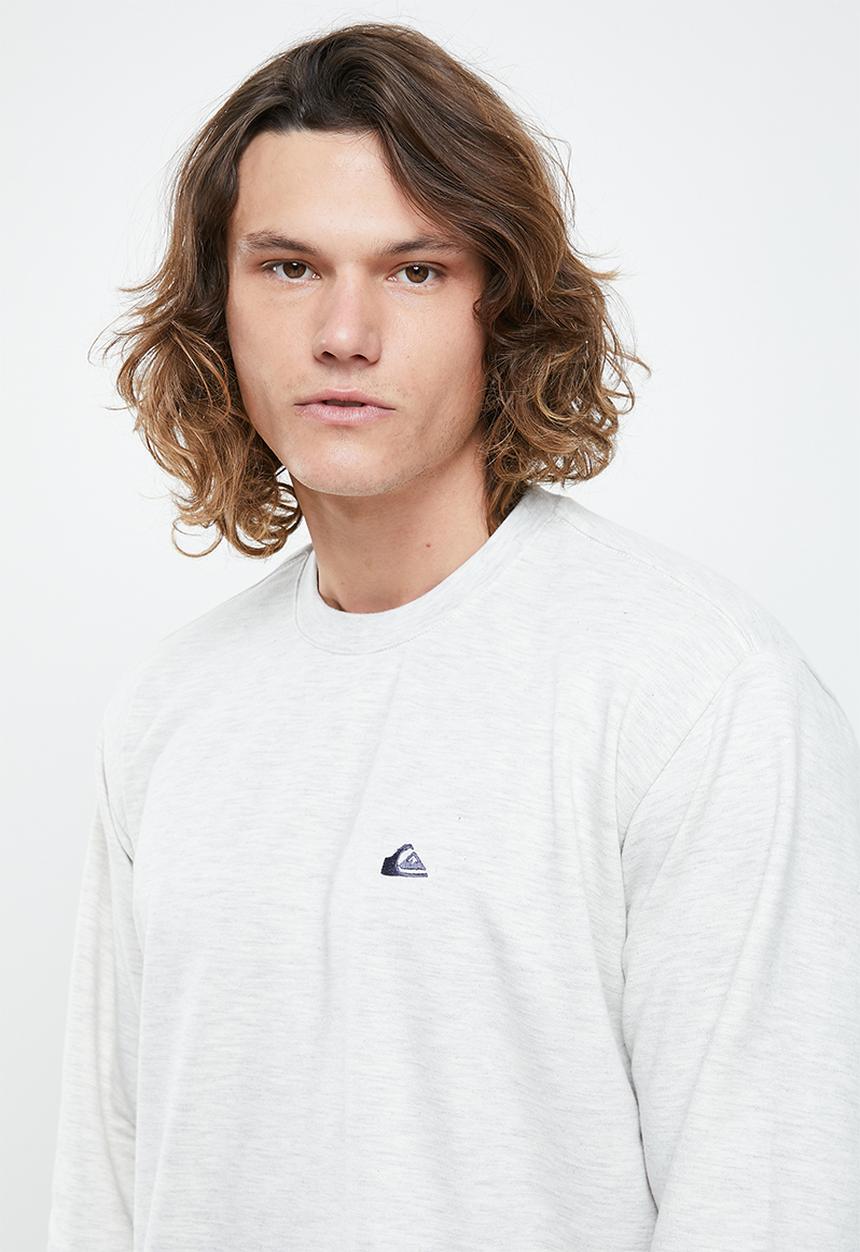 Quiksilver - Bayrise crew - antique white space-dye