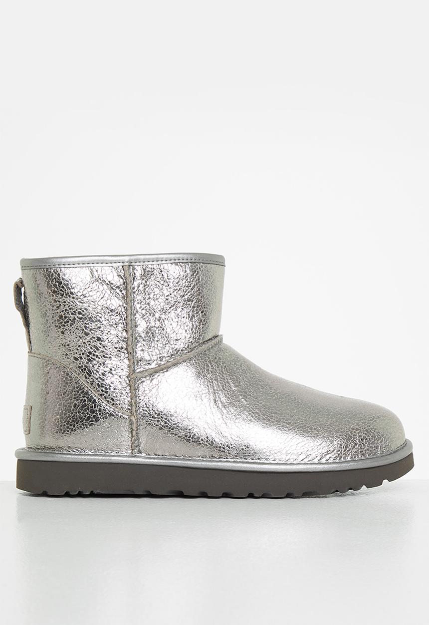 UGG® - Classic mini metallic sparkle - gunmetal