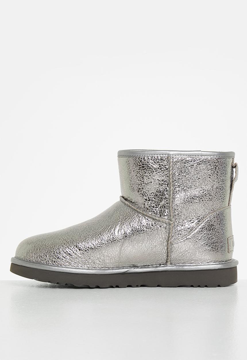 UGG® - Classic mini metallic sparkle - gunmetal