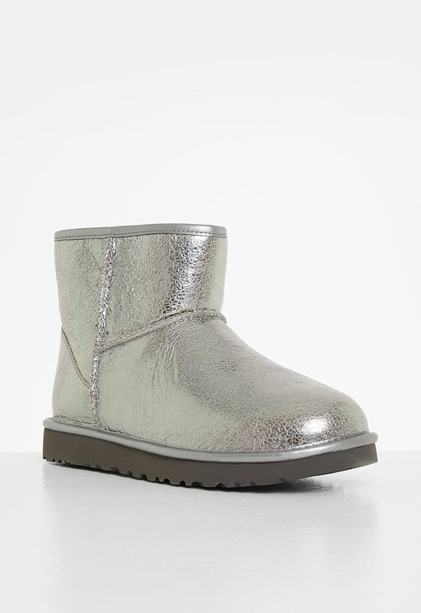 UGG® - Classic mini metallic sparkle - gunmetal