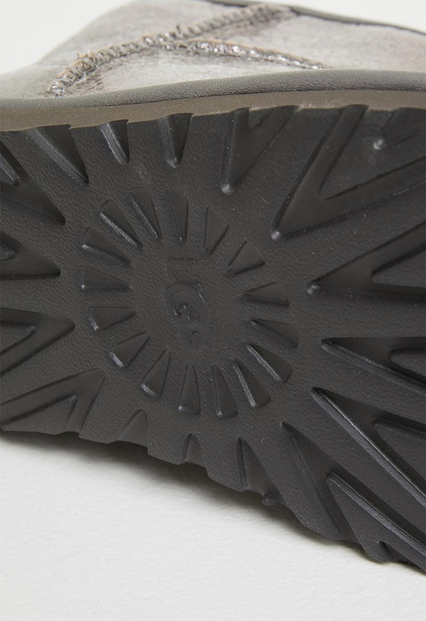 UGG® - Classic mini metallic sparkle - gunmetal