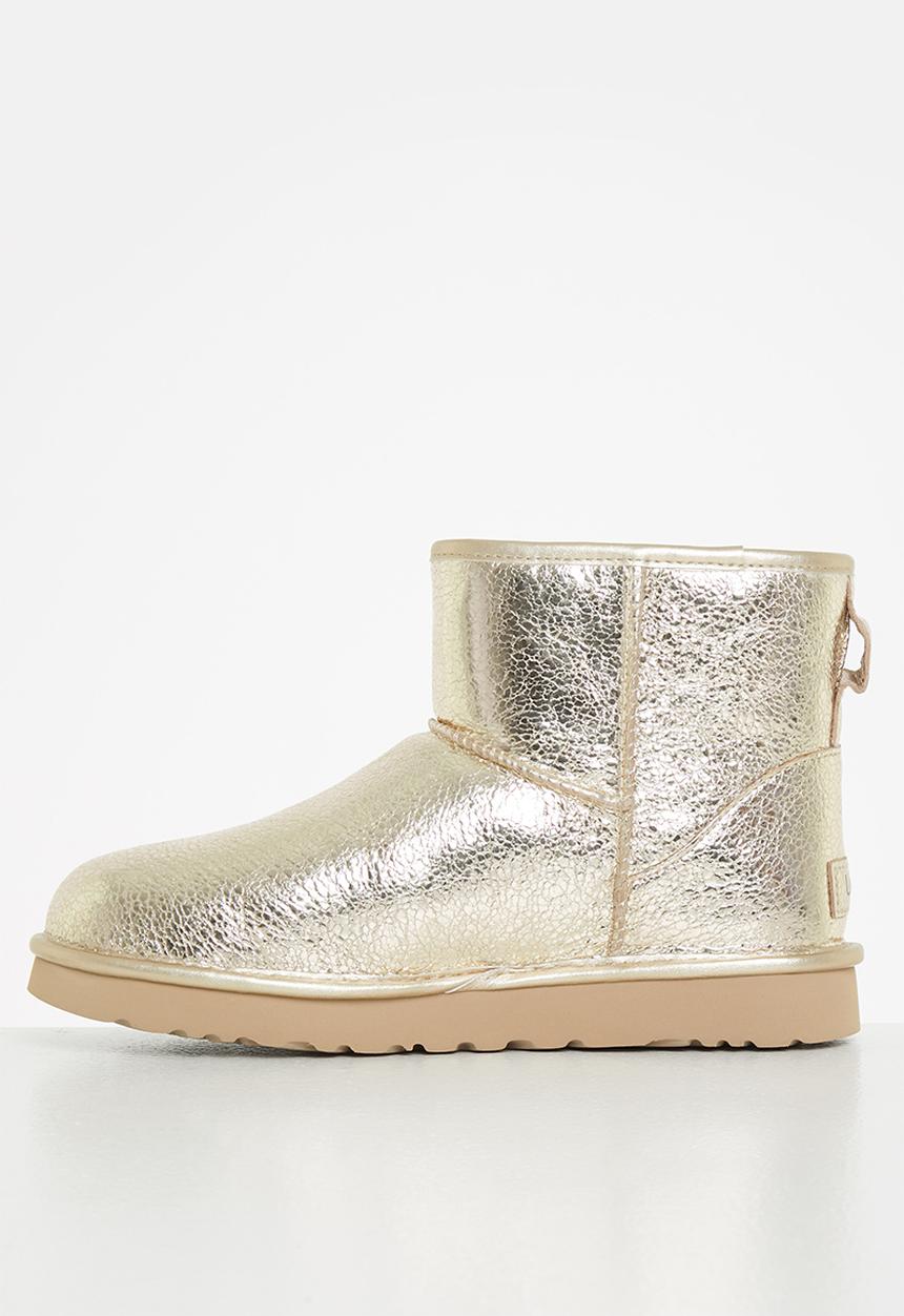 UGG® - Classic mini metallic sparkle - soft gold