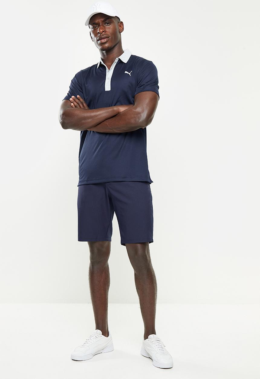 PUMA - Gamer Golf Polo - Navy blazer-high rise
