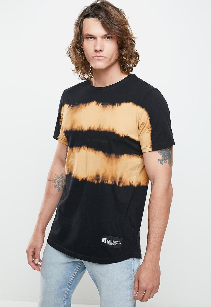 Flyersunion - Flyers tie-dye short sleeve tee - black