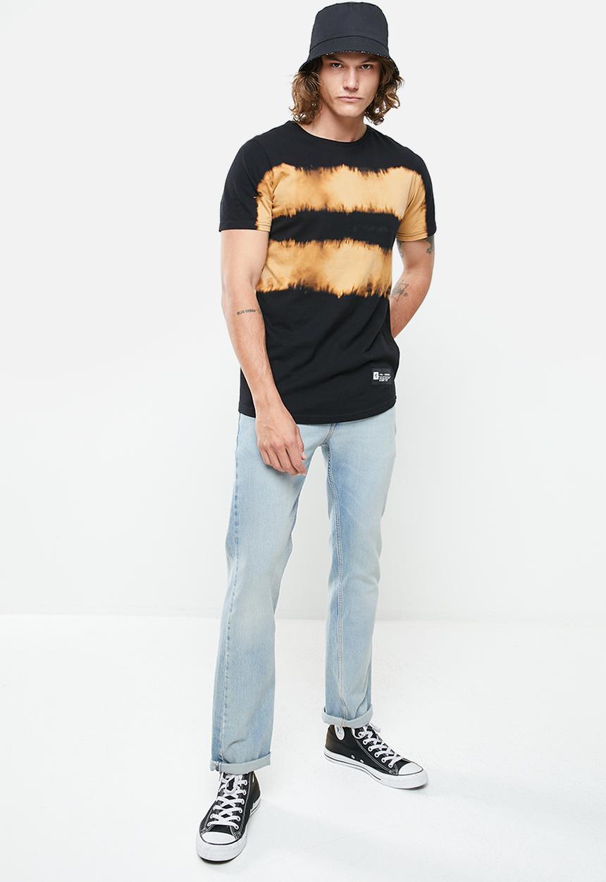 Flyersunion - Flyers tie-dye short sleeve tee - black
