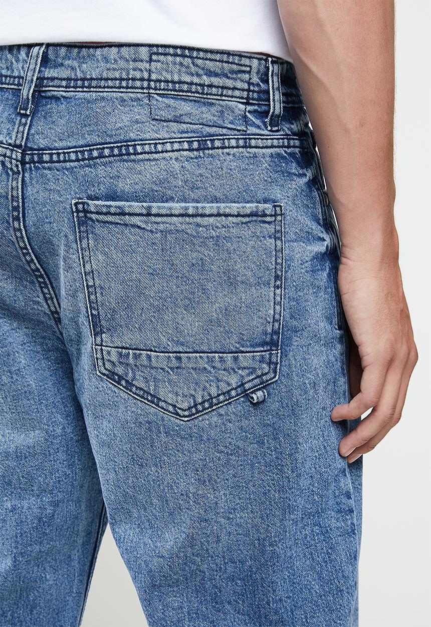 Cotton On - Relaxed tapered jean - vintage mid indigo