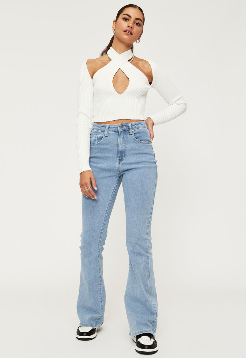 Supré  - Stretch flare jean - spirit blue
