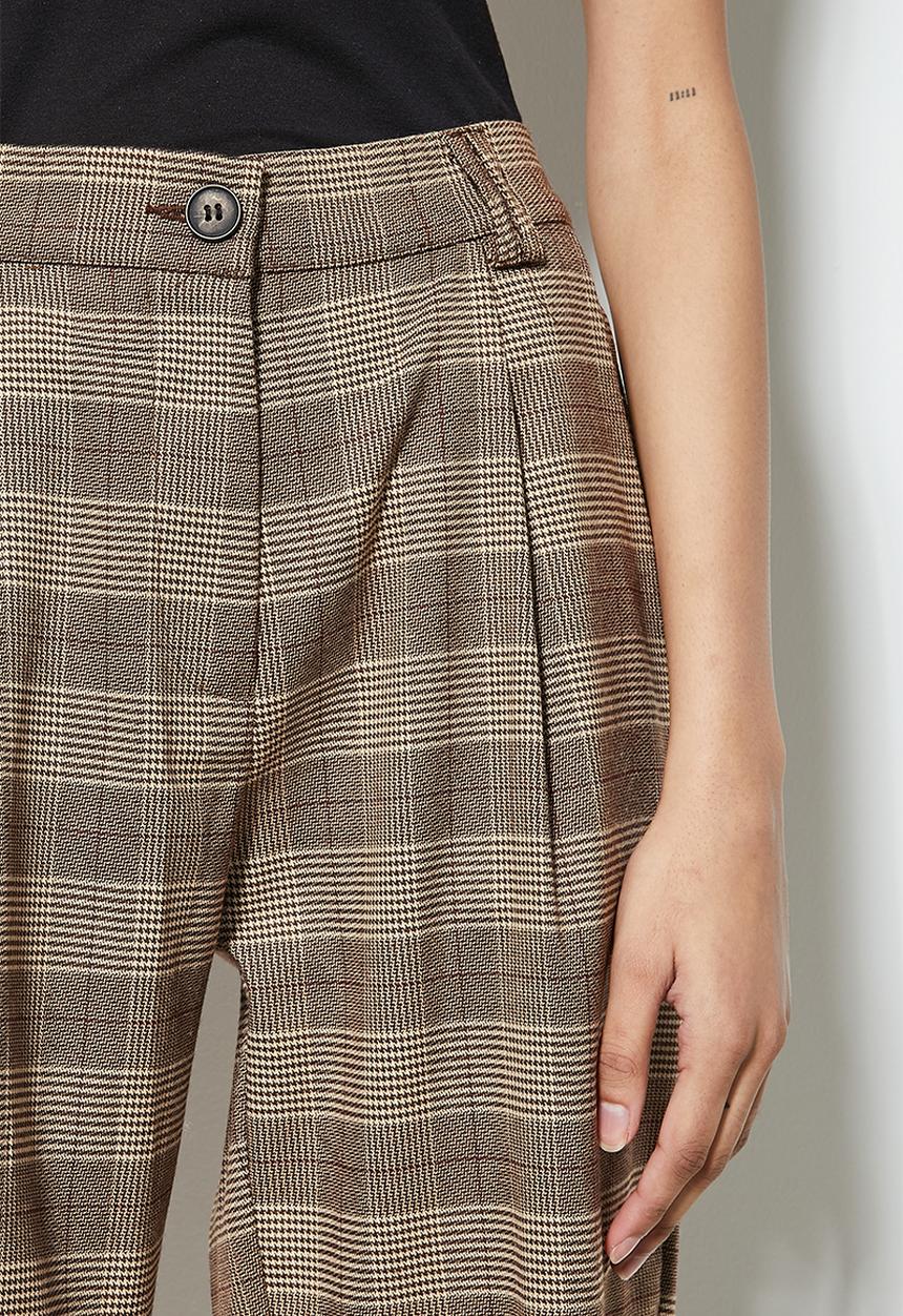 Superbalist - Tapered trouser - brown check