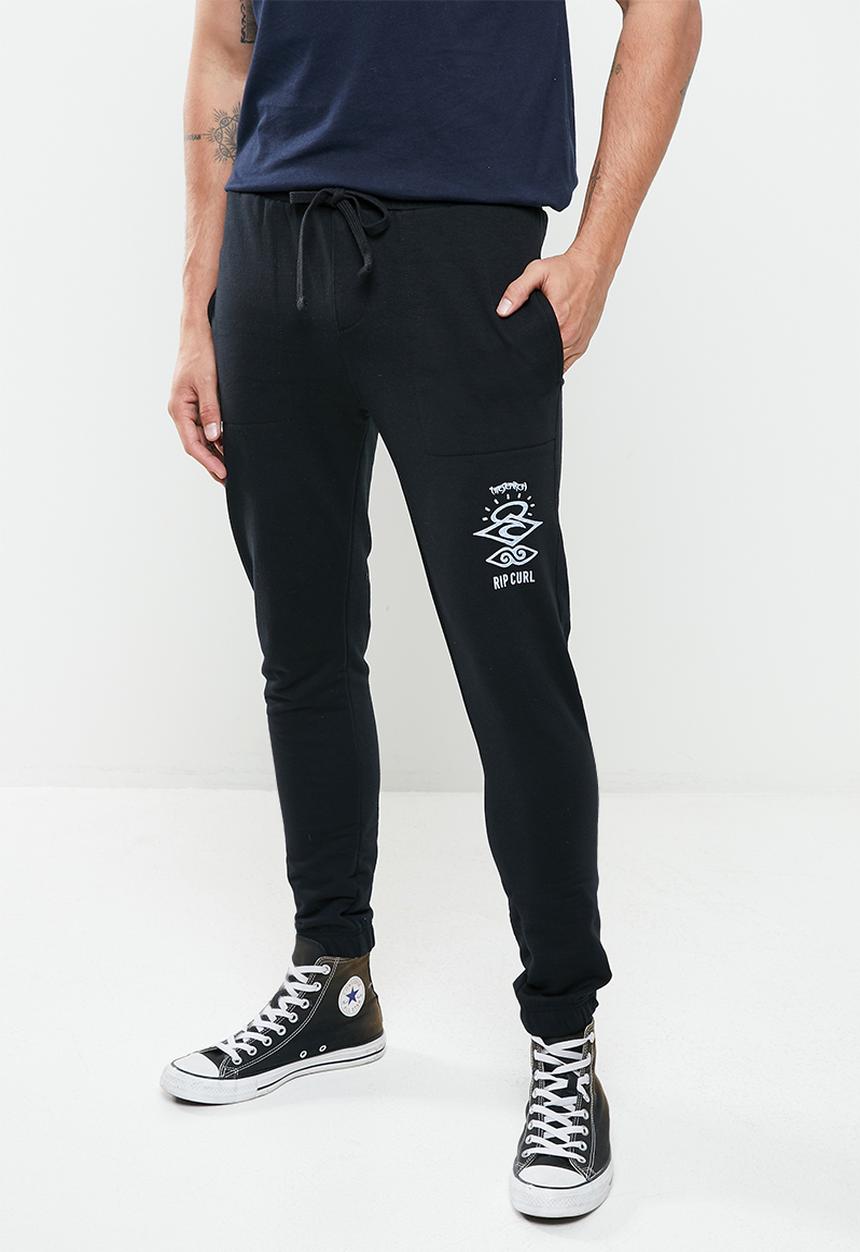 Rip Curl - Search icon trackpant - black