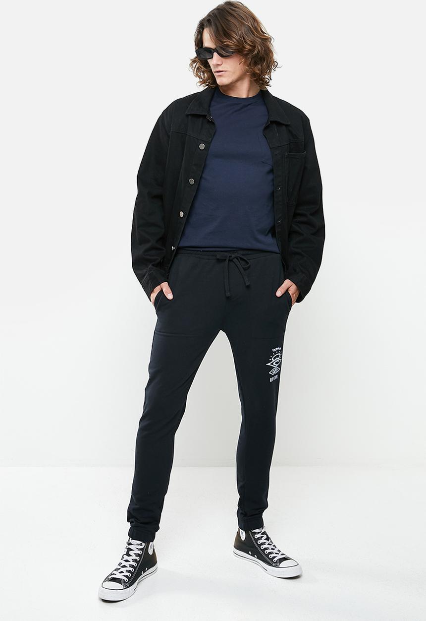 Rip Curl - Search icon trackpant - black