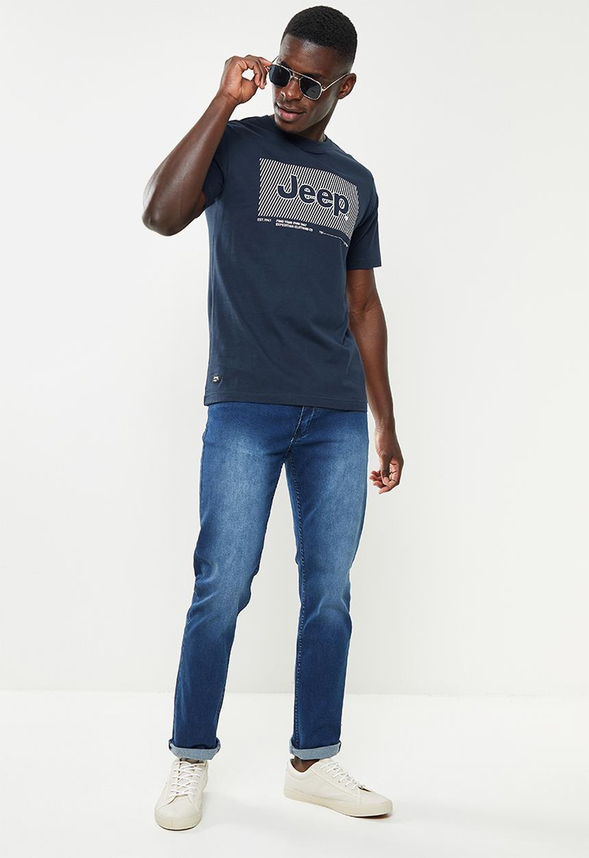 JEEP - High density logo/icon print - french navy