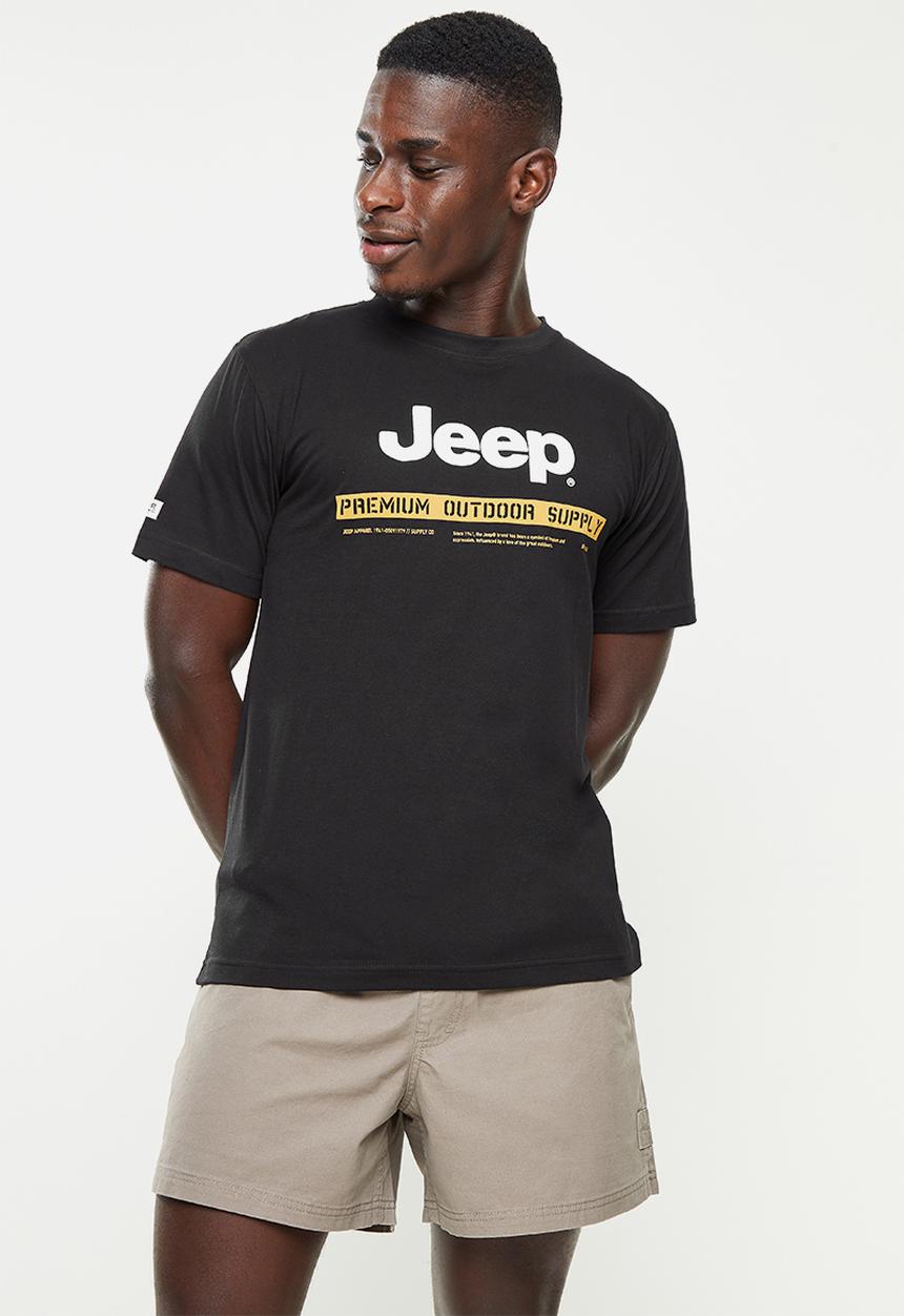 JEEP - High density logo/icon print - black