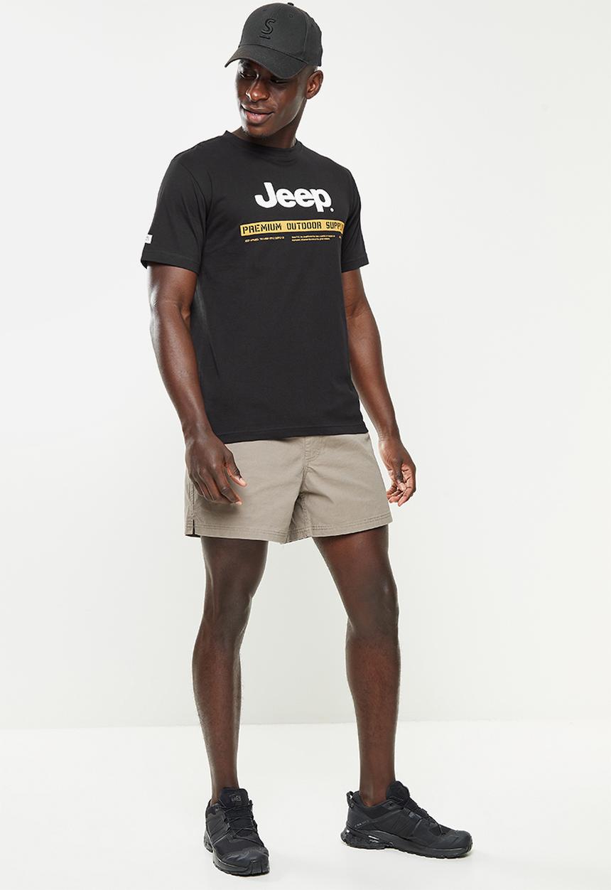 JEEP - High density logo/icon print - black