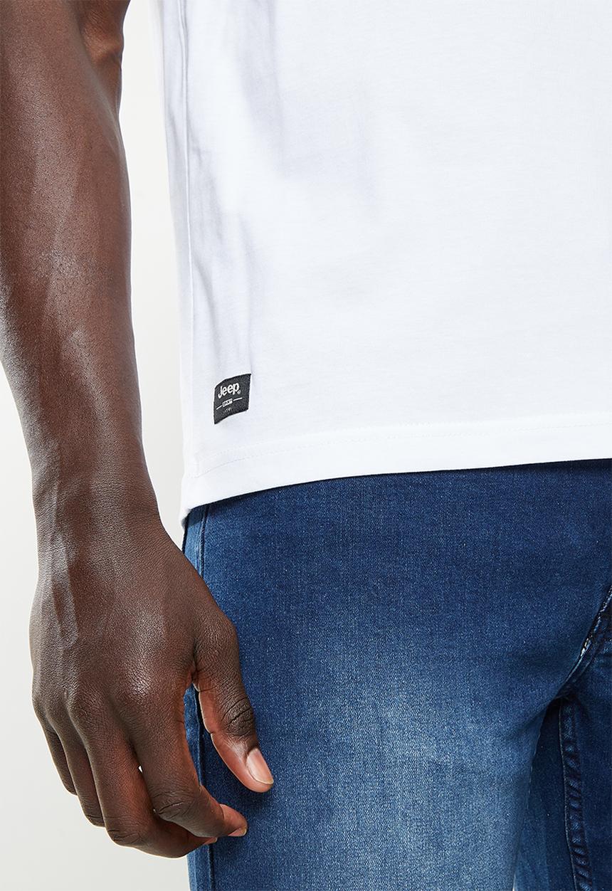 JEEP - Core logo tee - white