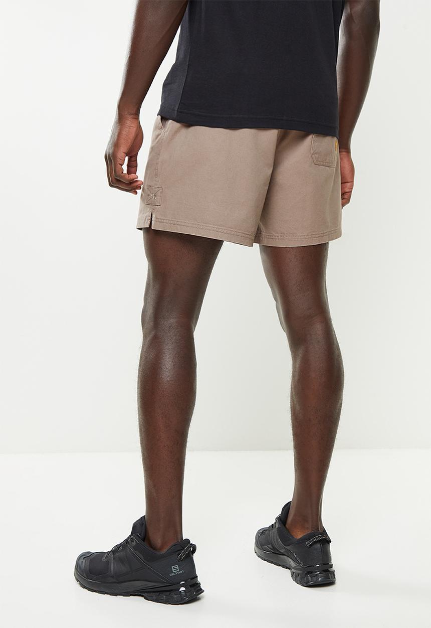 JEEP - 12cm Wing elasticated rugby short - bark