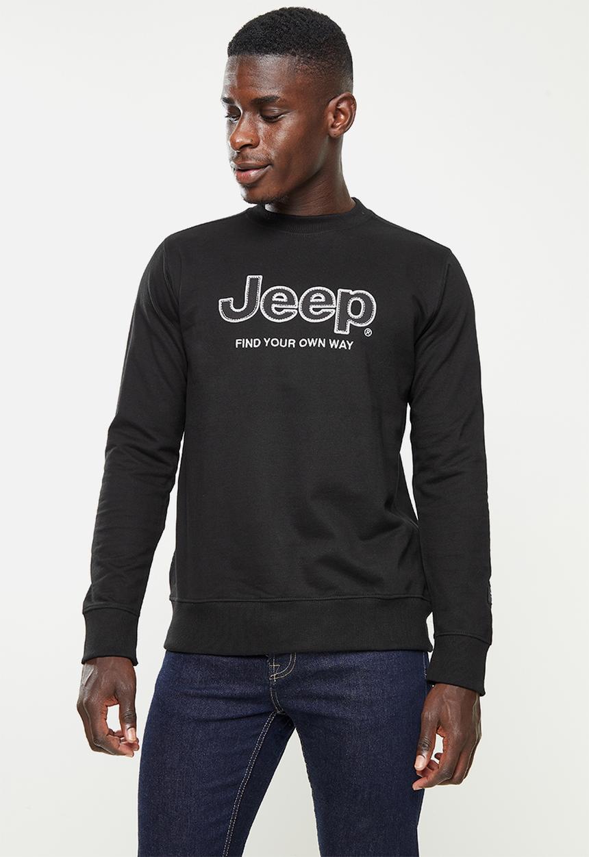 JEEP - Twill applique and embroidery - black