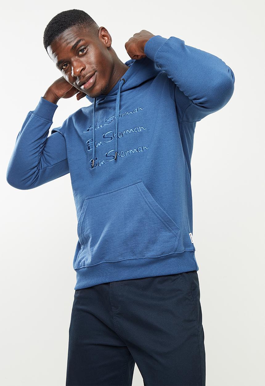 Ben Sherman - Ben sherman pullover hoodie - blue