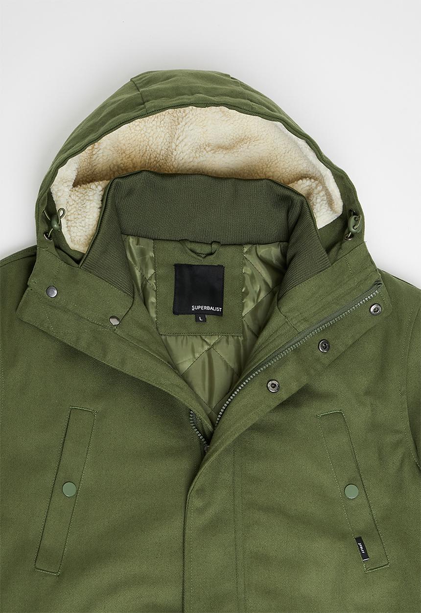 Superbalist - Storm padded parka - khaki green