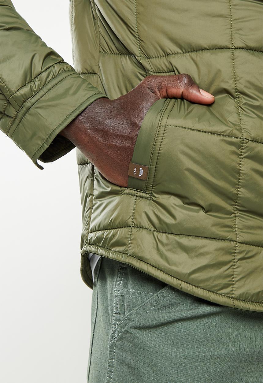 JEEP - Quilted shacket - fatique