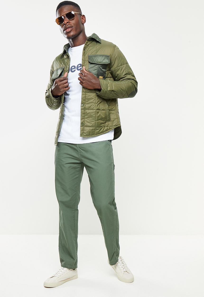 JEEP - Quilted shacket - fatique
