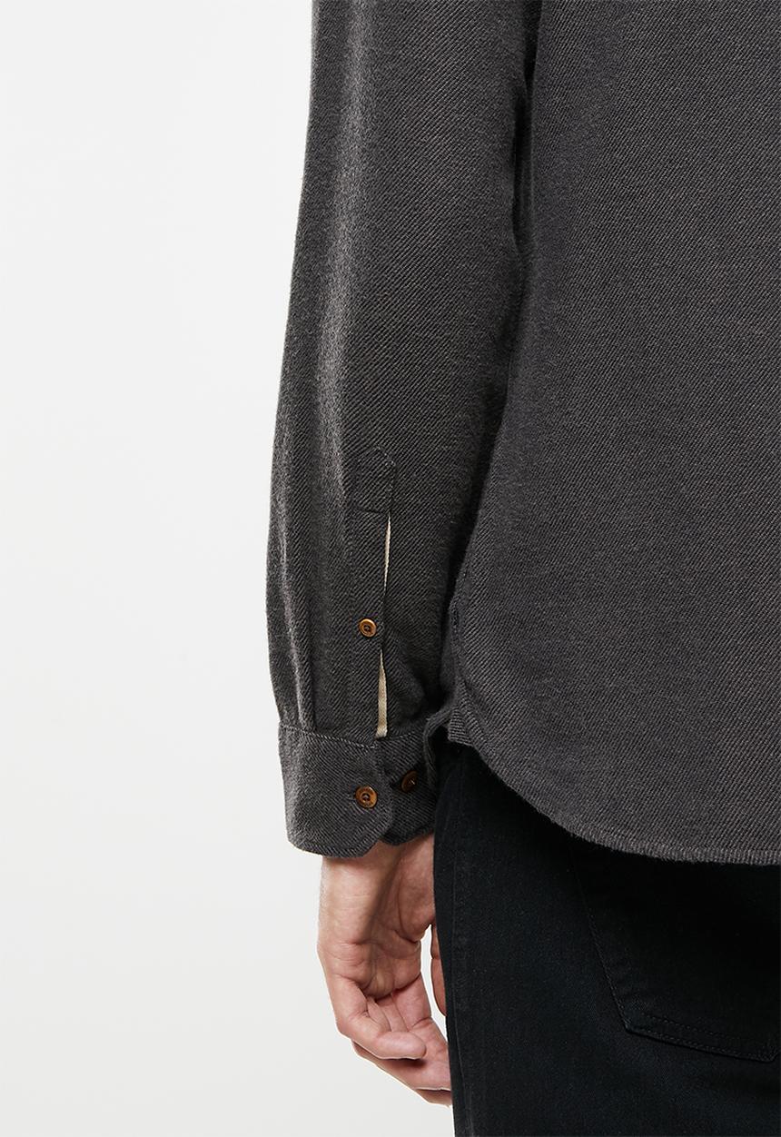 Superdry. - Trailsman flannel shirt - charcoal