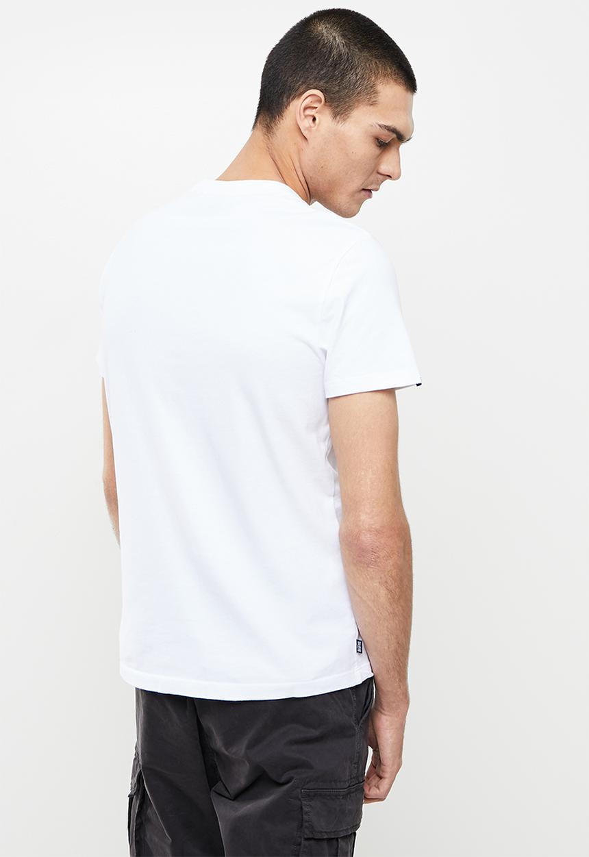 Superdry. - Vintage logo emb tee - white