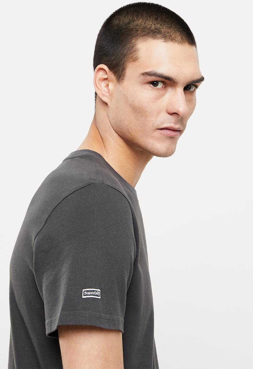 Superdry. - Black out tee - vintage black
