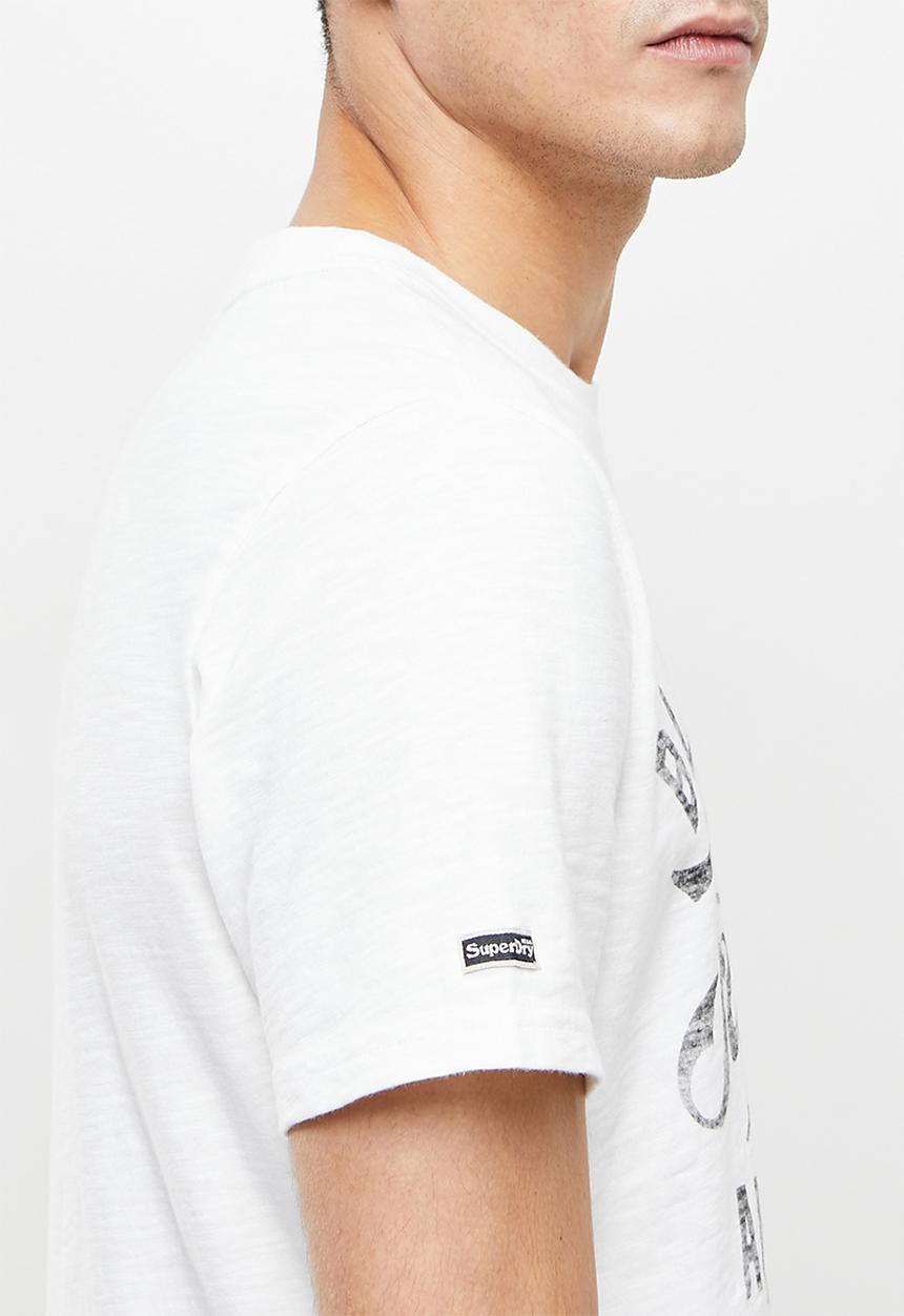 Superdry. - Black out tee - ecru