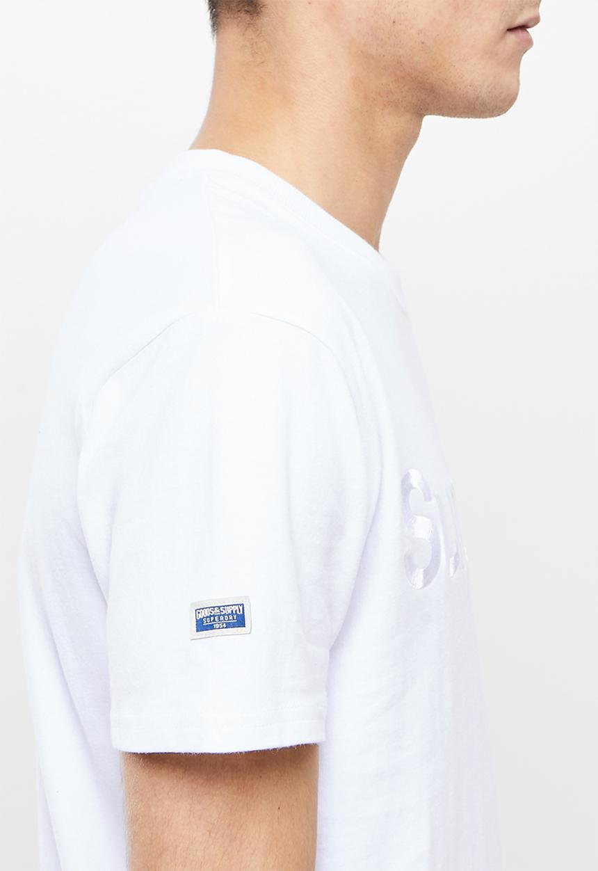Superdry. - Cl source tee 220 - white