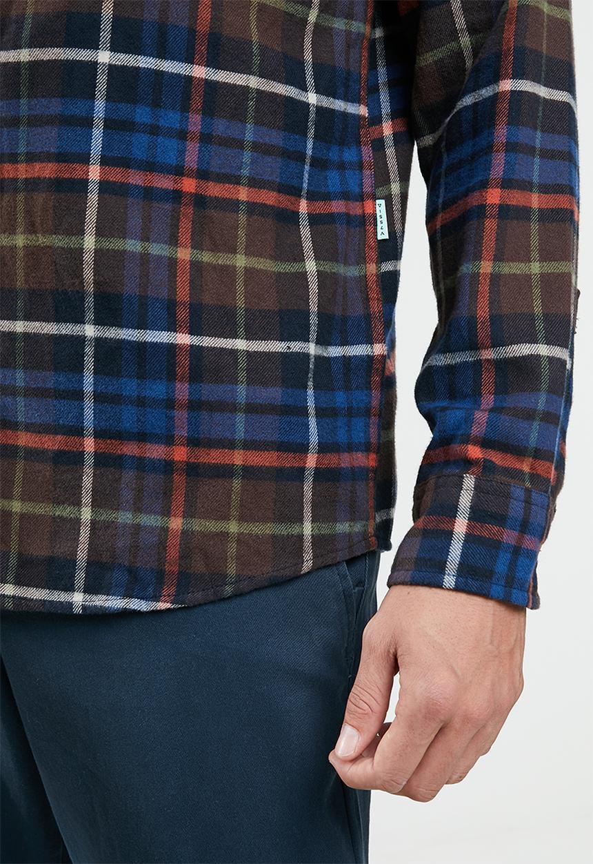 Vissla  - Central coast long sleeve flannel - java