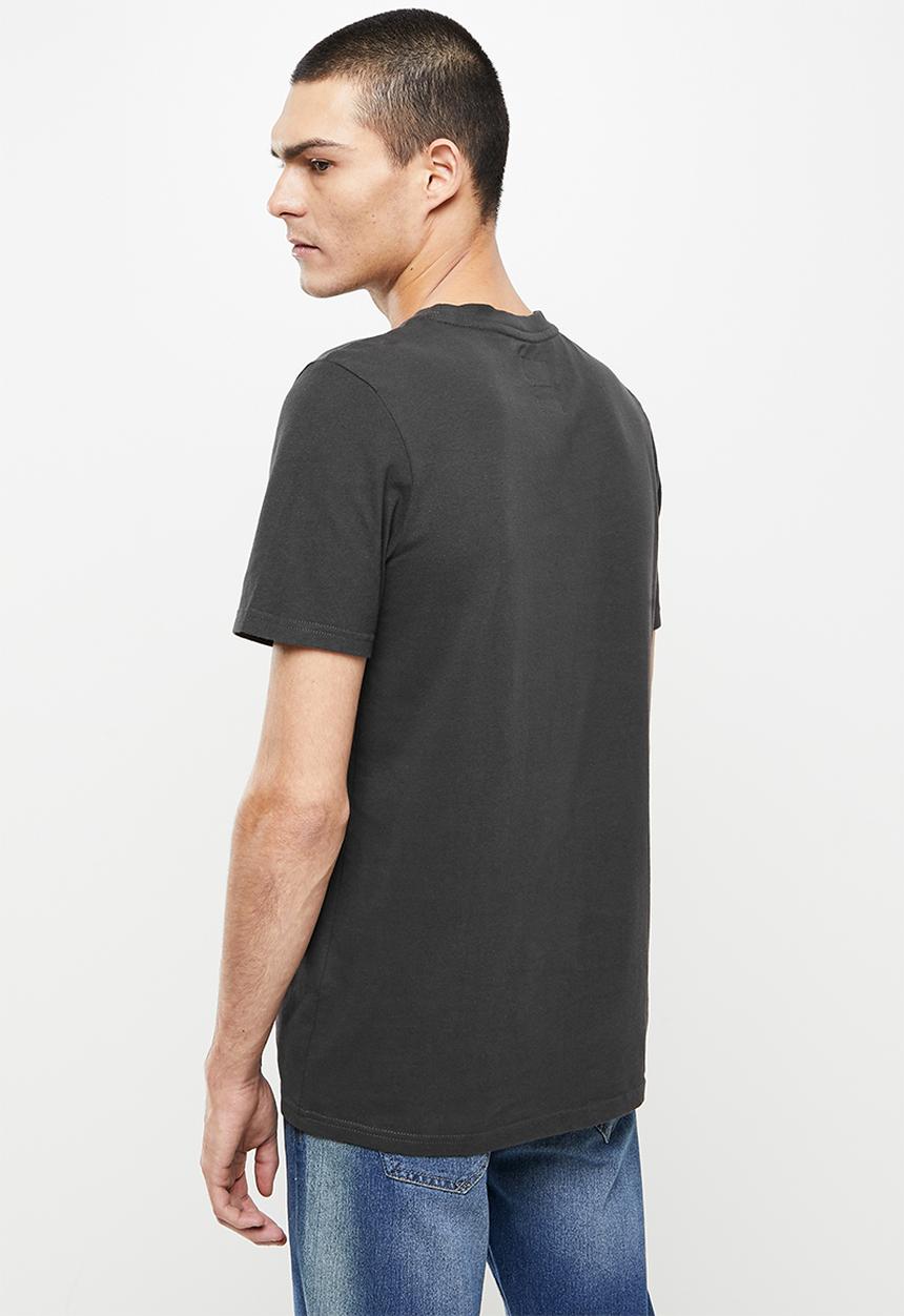 Superdry. - Black out tee - bison black