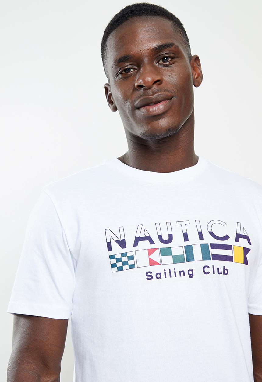 Nautica - Nautica block out flag - white