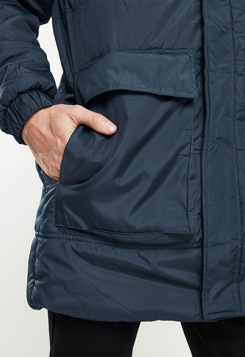 Pierre Cardin - Pc Detach Hood Puffer Jacket - Navy