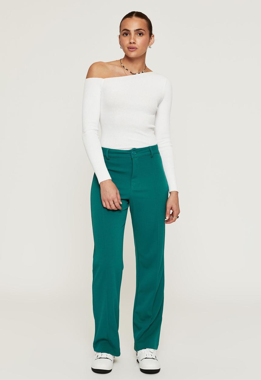 Supré  - Gabby wide leg pant - bottle green