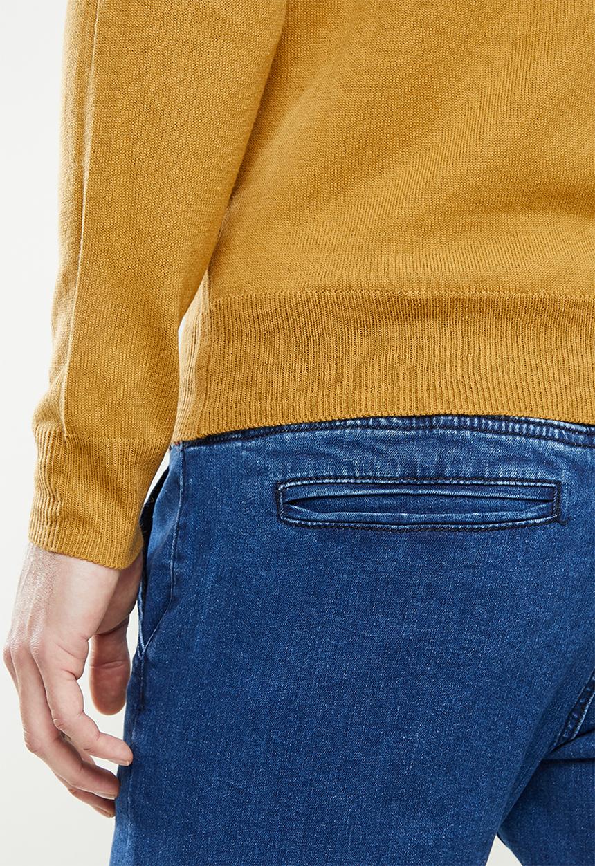 Pierre Cardin - Pc Crew Knitwear  - Mustard