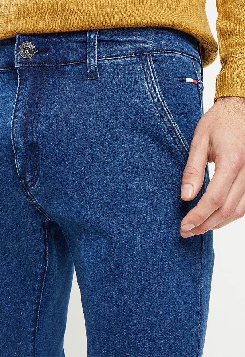 Pierre Cardin - Pc Ray Straight Leg Jean  - Blue