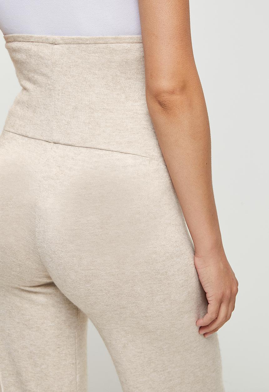 edit Maternity - Maternity soft knit trouser - taupe