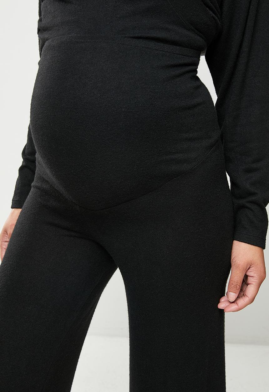 edit Maternity - Maternity soft knit trouser - black