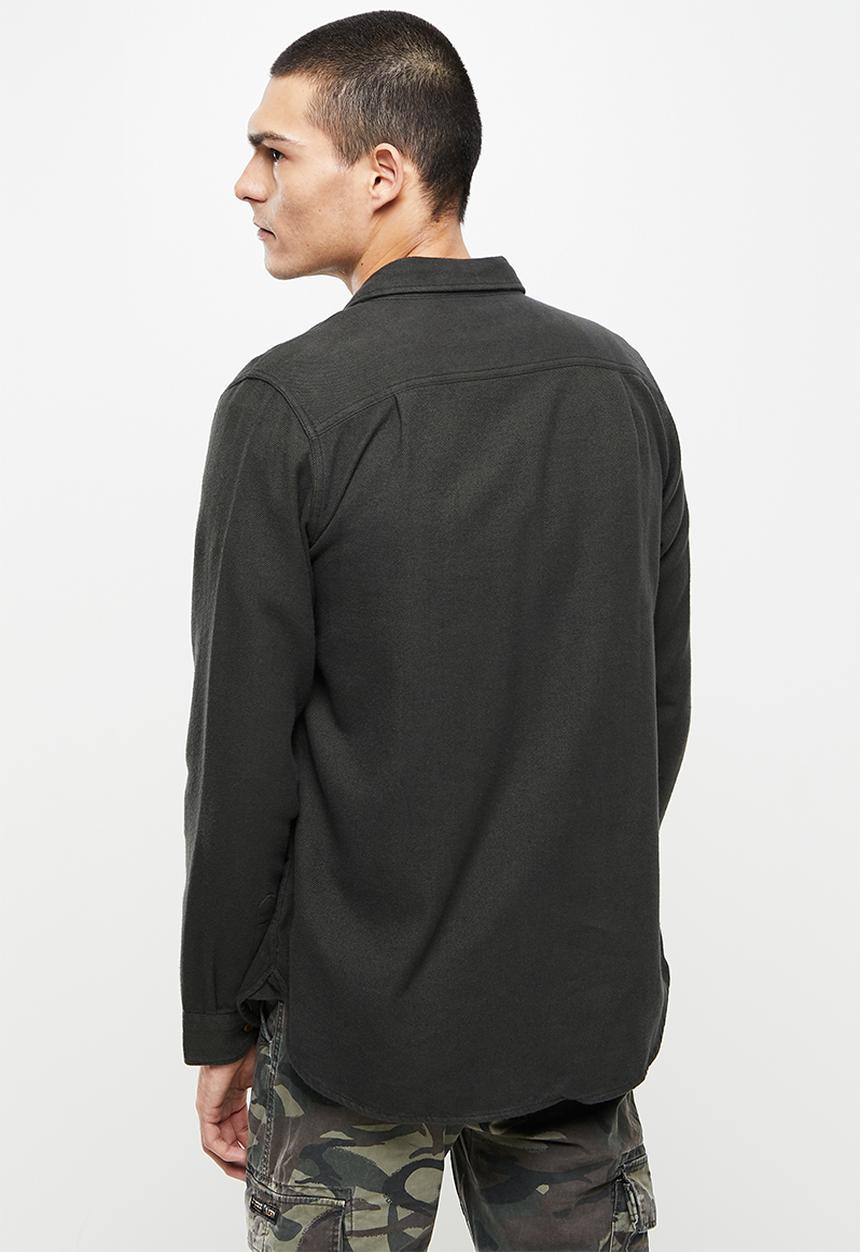 Superdry. - Trailsman flannel shirt - surplus goods olive