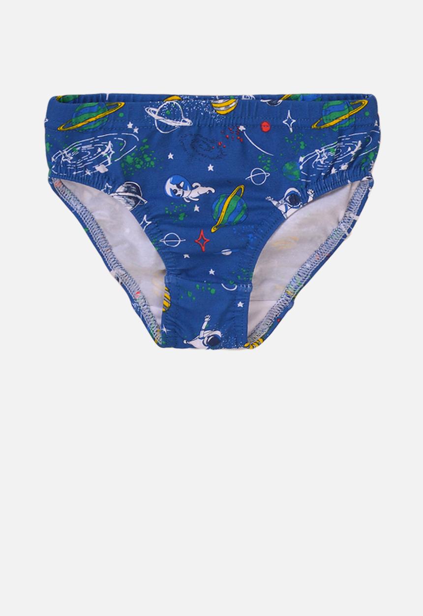 MINOTI - 5 Pack space aop/stripe underpants - multi