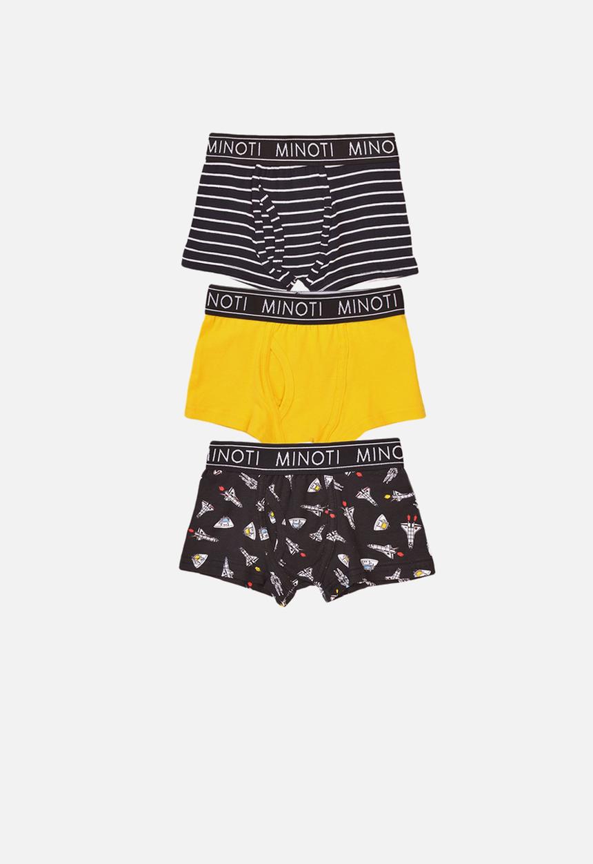 MINOTI - 3 Pack stripe/aop boxers - multi