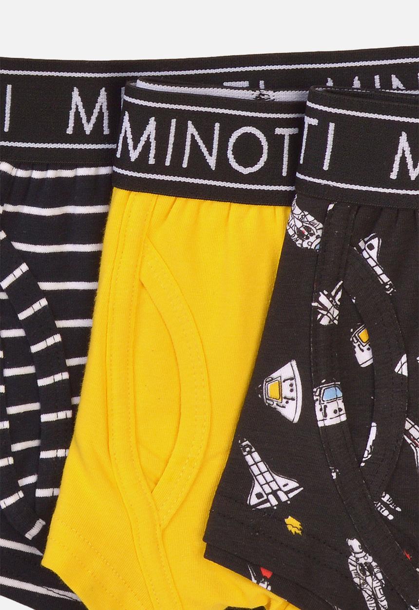 MINOTI - 3 Pack stripe/aop boxers - multi