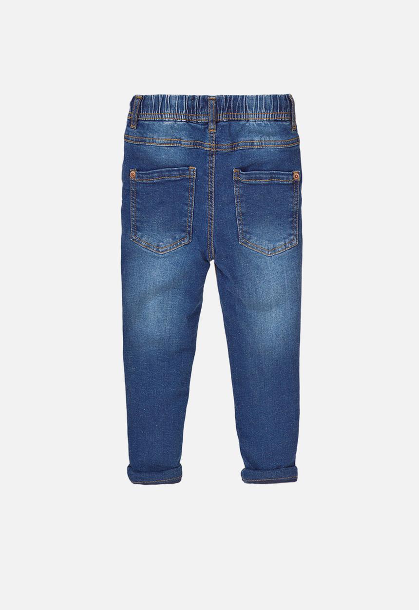 MINOTI - Basic lined jean - mid blue 