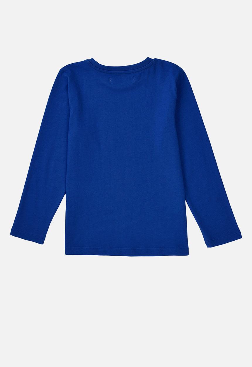MINOTI - Basic your rules graphic crew tee - blue