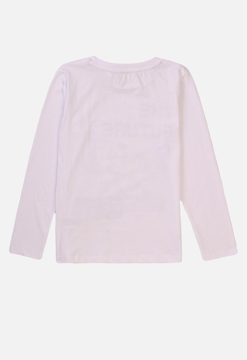 MINOTI - Teen boys respect the future long sleeve top - white
