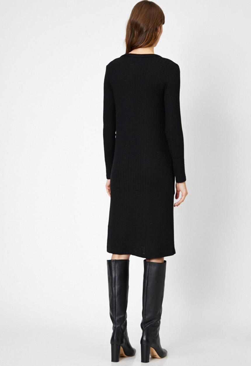 Koton - Button detailed cardigan - black